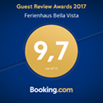 Guest Review Award 2017 - Ferienhaus Bella Vista
